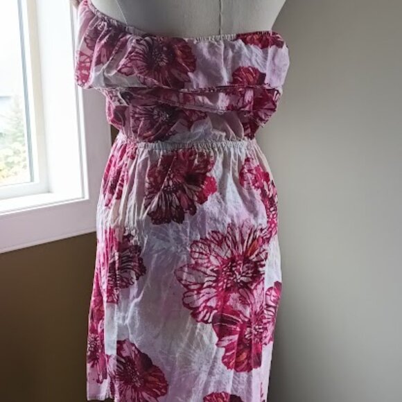 Roxy Pink Floral Dress - Picture 3 of 3